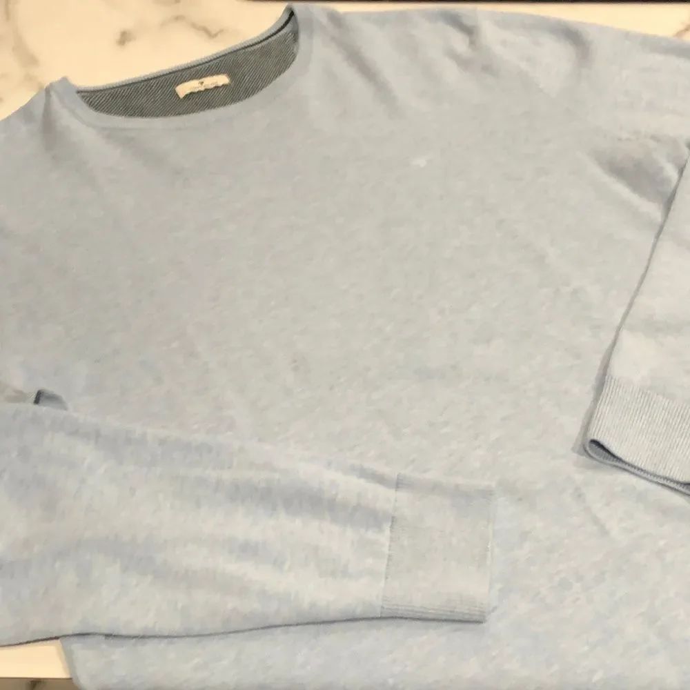 Tom Tailor Light Blue Crew Neck Sweater Fits L